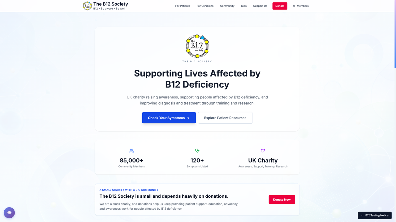 The B12 Society case study